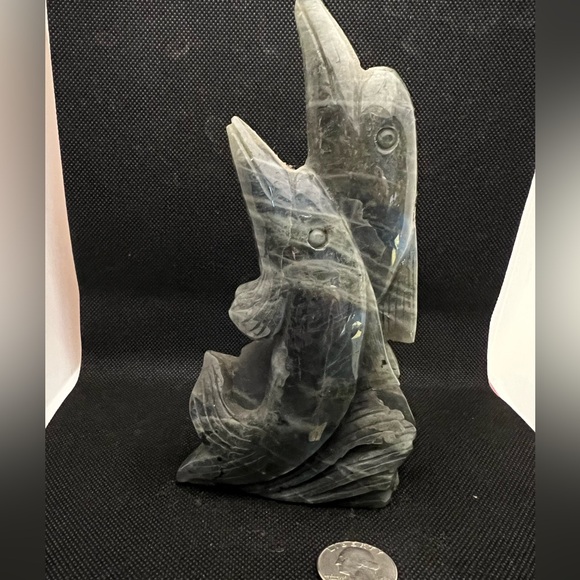 Large Labradorite Dolphin Crystal Blue Flash 1.4 lbs